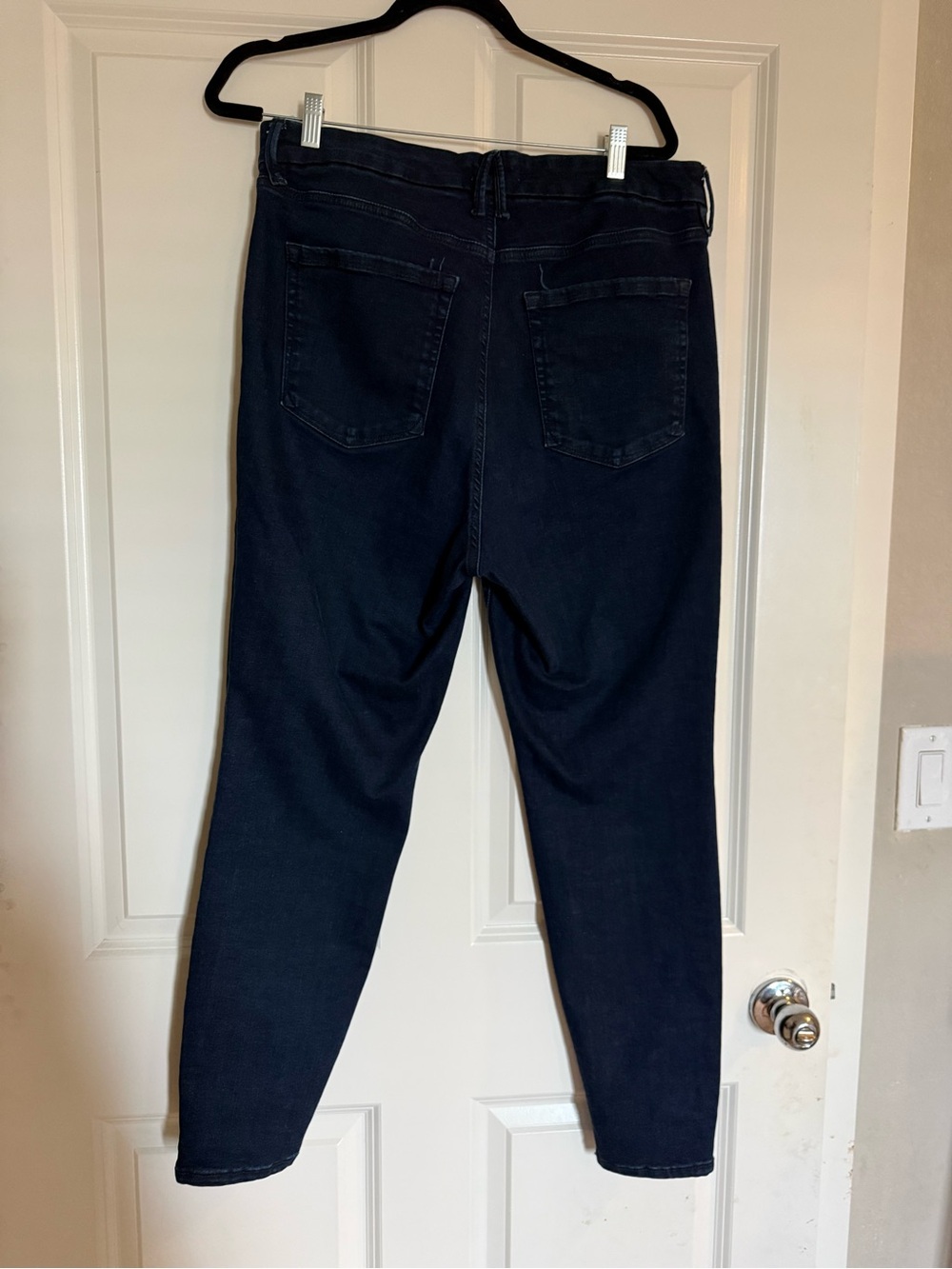Good American Always Fits Good Legs Skinny Jeans Size 14-18 Dark Wash Stretch - Picture 9 of 9